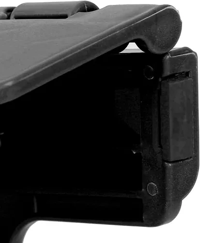 Miniatura 7 de Taburete de plástico Taburete plegable portátil para pesca de senderismo interior (negro)