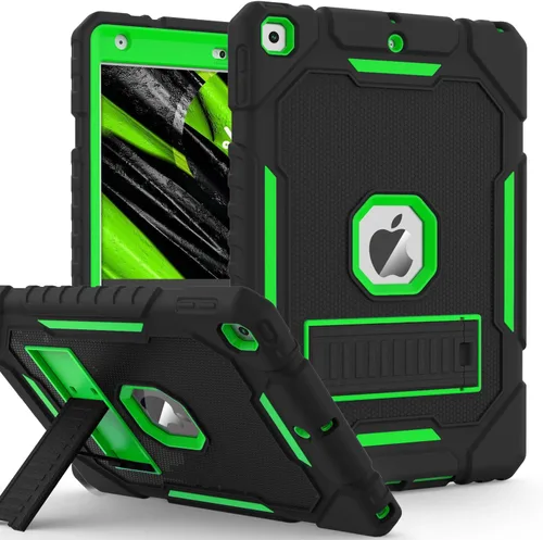 Miniatura 11 de ZoneFoker Funda para iPad de 9ª/8ª/7ª generación 2021/2020/2019 (10.2 pulgadas), Resistente de Servicio Pesado Grado Militar a Prueba de Golpes