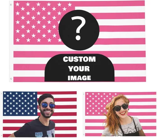 Miniatura 7 de Bandera personalizada de 2 x 3 pies de doble cara para exteriores, personaliza imprime tu propio texto/foto/Logo, banderas personalizadas