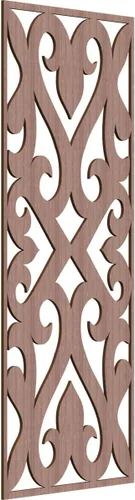 Miniatura 102 de Keene Paneles de pared decorativos de madera con calado, 9 3/8 pulgadas de ancho x 24 3/8 pulgadas de alto x 1/4 de alto, roble rojo rojo (Red Oak)
