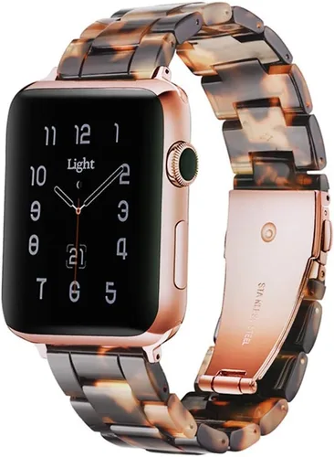 Bandas para Apple Watch Light House - Correas de resina ligera de moda para iWatch para mujeres y hombres 38mm/40mm/41mm/42mm (Series 11 10),