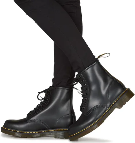 Miniatura 2 de Dr. Dr. Martens 1460 Original- Botas de cuero con 8 ojales, para hombre y mujer, negro