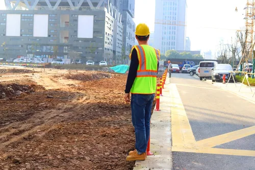 Miniatura 2 de Chaleco de seguridad reflectante de alta visibilidad con cierre y bolsillos O/Y Amarillo