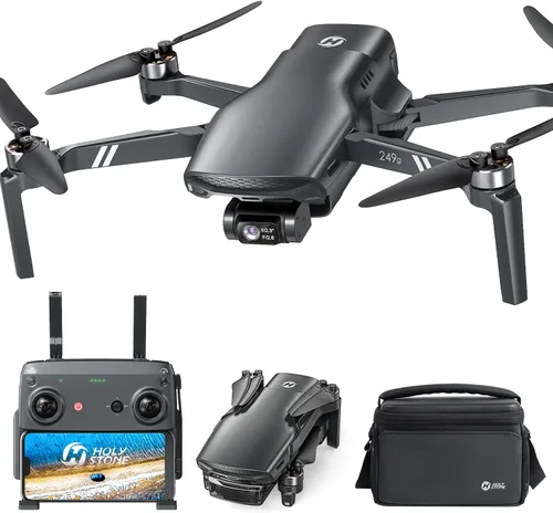 Holy Stone Drone HS900 con cámara para adultos, cardán de 3 ejes, foto de 8K, video 4K/30FPS, transmisión de 20000 pies, AI Follow Me, retorno Kit