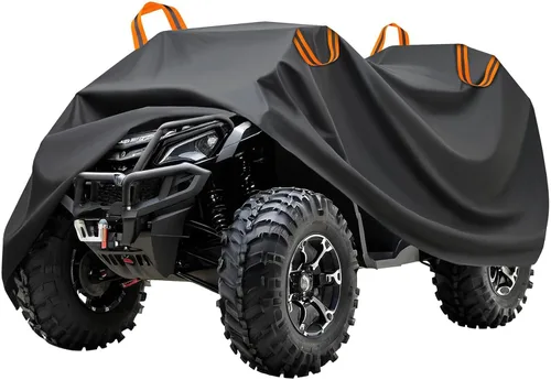 ATV Cover for CFMOTO UFORCE 600 2020 2021 2022 2023 2024 2025, All-Weather Outdoor Quad Bike Cover, Tear Resistant ATV Cover with 4 Reflective