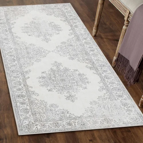 Miniatura 14 de ReaLife Rugs Alfombra pasillo lavable a máquina - Sala de estar, dormitorio, baño, cocina, entrada, oficina - Acolchada de pelo bajo, resistente a