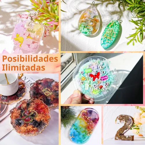 Miniatura 6 de LET'S RESIN Juego de 64 tintas de alcohol concentrado, 9 colores pastel y 9 colores vibrantes metálicos a base de alcohol para resina epoxi, tinte