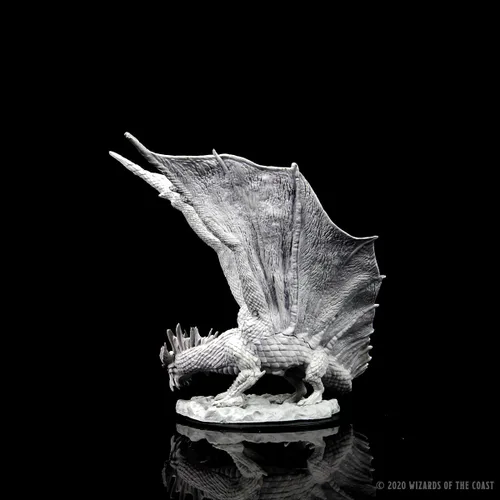 Miniatura 4 de Las maravillosas miniaturas de D&D Nolzur: Joven dragón dorado