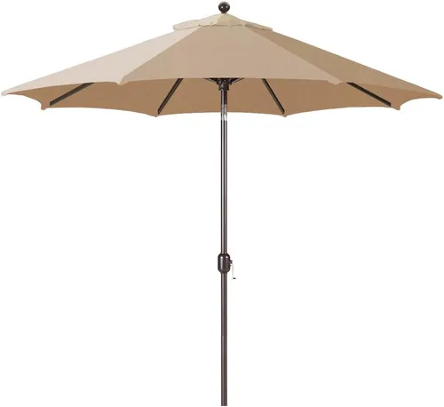 Miniatura 9 de Galtech Sombrilla de mercado de inclinación automática de lujo, 7.5 pies, para patio al aire libre, terraza, piscina, sombrilla independiente