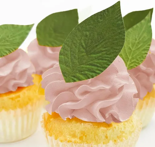 Miniatura 14 de Sugar Robot - Flores comestibles de amapola - Tamaño pequeño - Decoraciones comestibles para tartas de flores - Hecho a mano - Hecho en los Estados