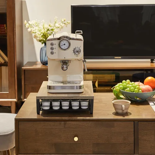 Miniatura 2 de IBUYKE Soporte de Cajón para Cápsulas de Café para K Cup, Organizador de Almacenamiento de Cápsulas con Capacidad para 35, Cajón de Almacenamiento