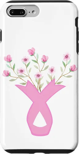 Miniatura 11 de iPhone 13 Flower Jar Pink Ribbon Breast Cancer Concientización Mes de Mujeres Caso