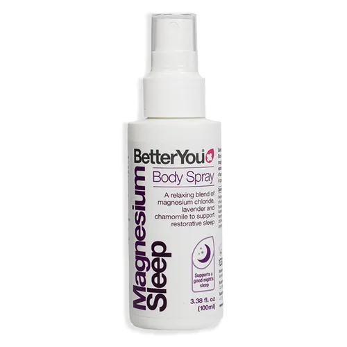 Miniatura 3 de BetterYou - Juego de dormir de magnesio unisex – 2 piezas de 3.38 oz spray corporal, 35.2 oz sal de baño
