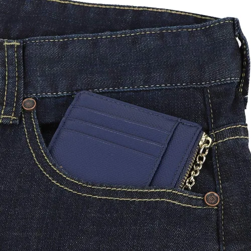 Miniatura 7 de Cartera minimalista para mujer, 8 tarjetas, monedero, monedero, bolsillo frontal, Casual