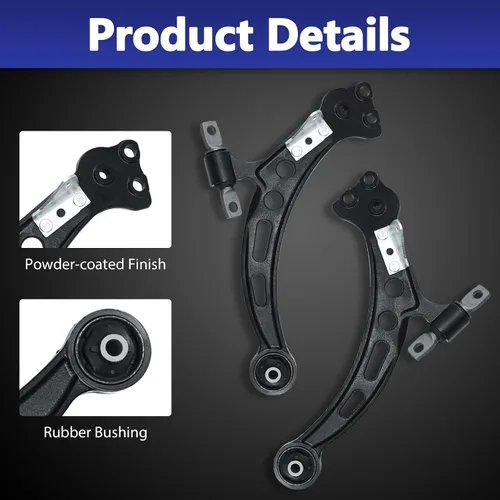 Miniatura 4 de Brazo de control, 14 piezas de suspensión delantera e inferior, kit de rótulas, barra estabilizadora delantera y trasera, barra estabilizadora