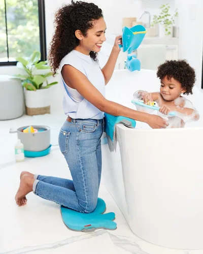 Miniatura 6 de Skip Hop. Bañador de bebe antilágrimas con forma de ballena. Azul