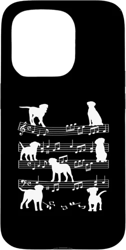 Miniatura 13 de iPhone 11 Músico Perro Jugando en Notas Musicales Amante de la Música Piano Case