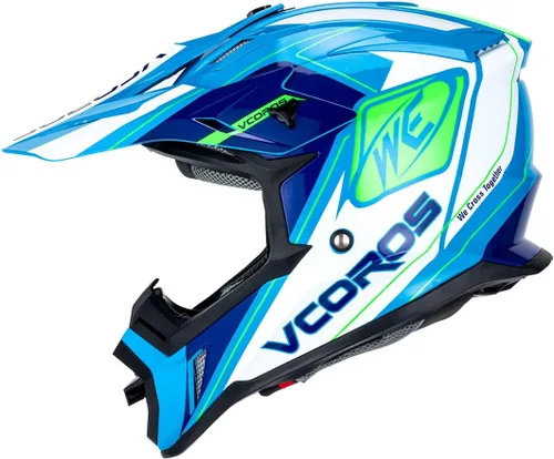 Miniatura 15 de VCOROS H637 - Cascos de motocross para adultos, ATV, Dirtbike, BMX, MX, todoterreno, aventura, UTV, con certificación DOT