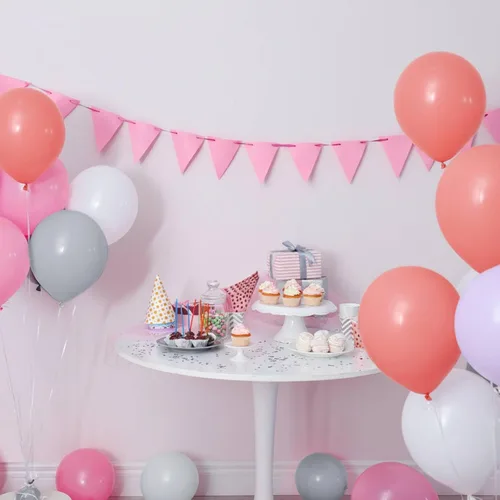Miniatura 5 de Hestya 100 globos coralinos de 10 pulgadas de látex para fiestas, kit de guirnalda de arco para bodas, despedidas de soltera, graduación