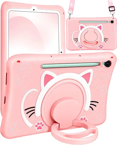 Miniatura 8 de Wazzasoft para iPad A16 Funda/Funda de 10ª Generación - Funda de Tablet de Silicona Suave para iPad 11 11 Pulgadas/10 10.9 Pulgadas Funda para Rosa