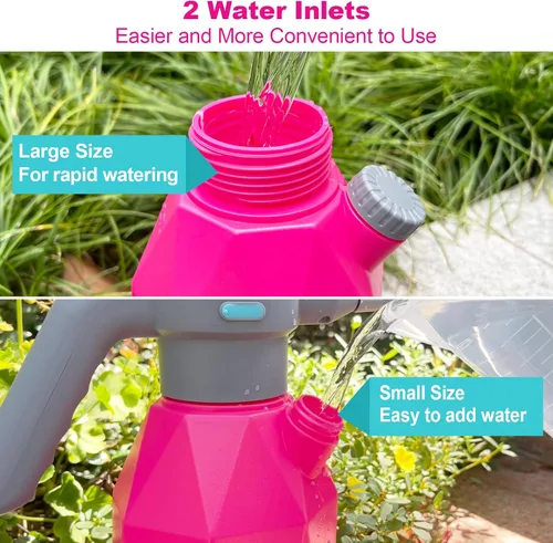 Miniatura 7 de SideKing Botella Rociadora Eléctrica de 0.5 Galones Nebulizador de Plantas para Plantas de Interior/Exterior, Regadera Automática de 2L Rociador