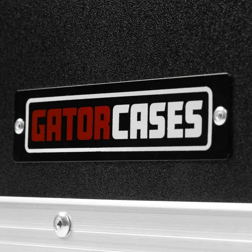 Miniatura 15 de Gator Cases G-TOUR Series ATA Style Road Case para (2) gabinetes de altavoces QSC K12 con almacenamiento de cables y ruedas resistentes de 4