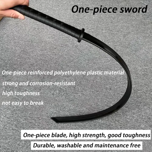 Miniatura 2 de Espada de entrenamiento de polipropileno para artes marciales, espada Katana de práctica con funda, para juegos de rol y actuaciones en escenario