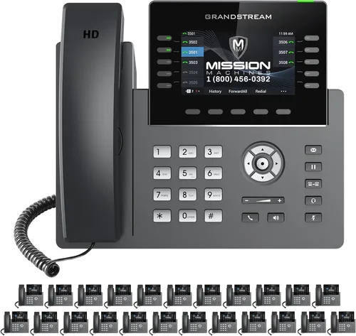 Miniatura 4 de Sistema de Telefono Empresarial 'Mission Machines' G400C: Incluye Teléfonos Grandstream GRP2615 + Servidor en la Nube 'Mission Machines' + 3 Meses