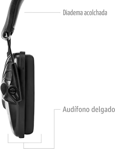 Miniatura 3 de Howard Leight OD eléctrico con impacto deportivo Negro