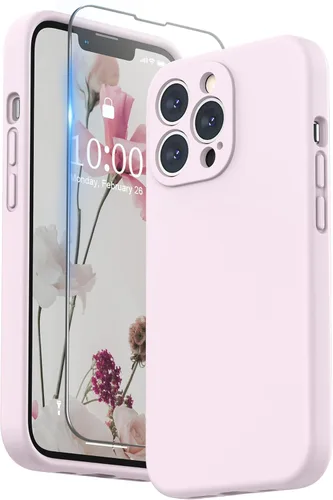 Miniatura 10 de SURPHY Funda para iPhone 13 Pro con protector de pantalla, Fundas de silicona líquida para iPhone 13 Pro