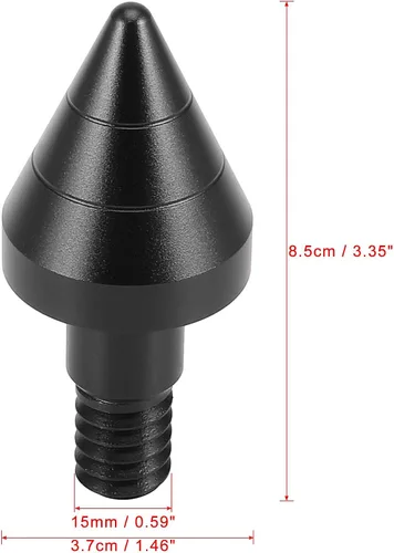 Miniatura 3 de X AUTOHAUX Protector de parachoques delantero trasero negro anti colisión aleación de aluminio guardias cola afinación parte para Mercedes-Benz