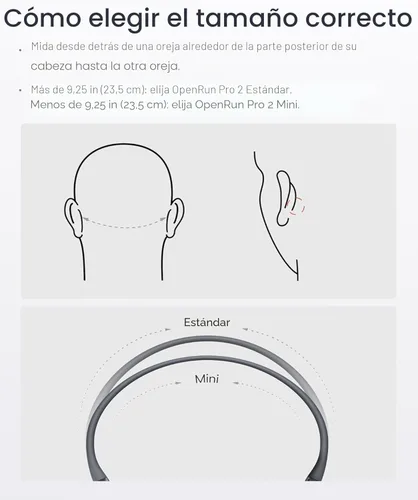 Miniatura 3 de SHOKZ OpenRun Pro - Auriculares de conducción de 2 huesos, auriculares deportivos inalámbricos Bluetooth de oreja abierta para correr, Azul