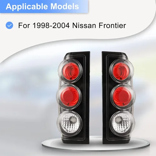 Miniatura 2 de ROXX Luz Trasera de Reemplazo Compatible con Nissan Frontier 1998 1999 2000 2001 2002 2003 2004 Cubierta de Luz Trasera del Lado del Conductor