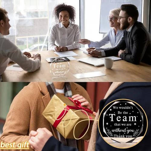 Miniatura 6 de Soaoo Regalos de jefe para mujeres y hombres, regalos administrativos profesionales para empleados y compañeros de trabajo, placa acrílica