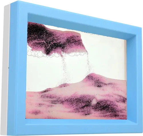 Miniatura 8 de Arte de Arena en Movimiento Líquido Burbujeador de Movimiento Imagen de Arte de Arena Fluida de Escritorio Juguete Sensorial Calmante Fidget ¡Votado