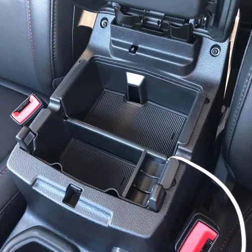 Miniatura 4 de EDBETOS Bandeja organizadora de consola central compatible con Jeep Wrangler JL/JLU 2018-2021 2022 2023 2024 Accesorios Jeep Gladiator JT Truck
