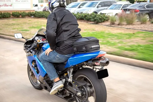 Miniatura 10 de Bolsa Nelson Rigg CL-1060-S2 negra deportiva para asiento trasero de motocicleta