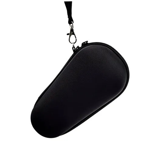 Angoily Bolsa de almacenamiento portátil para cortapelos con doble cremallera, organizador de viaje para afeitadoras y herramientas de aseo,