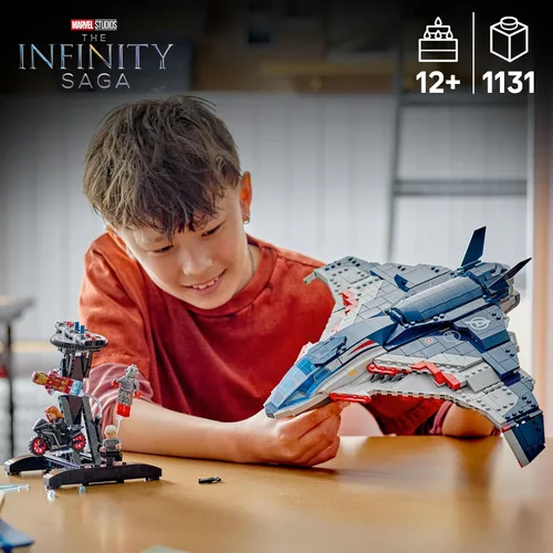 Miniatura 2 de LEGO Marvel Avengers: Age of Ultron Quinjet - Juguete para niños y niñas, a partir de 12 años, juguete de los Vengadores con 5 figuras de acción