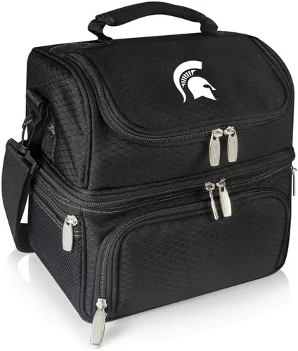 Miniatura 26 de PICNIC TIME NCAA Nebraska Cornhuskers Pranzo - Lonchera aislada con juego de pícnic, bolsa enfriadora para el almuerzo Negro
