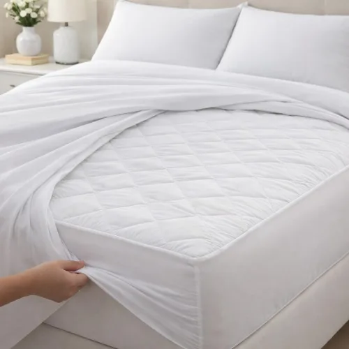Miniatura 3 de BrylaneHome Bed Tite Aquaguard - Protector de colchón impermeable, tamaño individual, color blanco