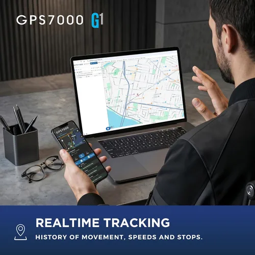 Miniatura 3 de GPS7000 Rastreador GPS oculto para vehículos, 12 meses de servicio incluido, rastreador GPS de coche 4G, suscripción opcional, mini rastreador