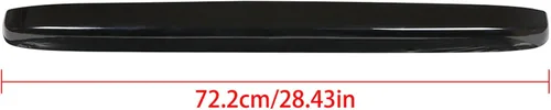 Miniatura 7 de 1 pieza de cubierta de lámpara de luz de matrícula trasera negra de reemplazo para Che-rokee 1997-2001 5FL86ZZZ
