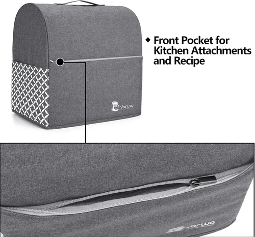 Miniatura 7 de Yarwo Funda para batidora de pie compatible con batidora KitchenAid de 4.5 cuartos y todas las de 5 cuartos, cubierta protectora contra el polvo