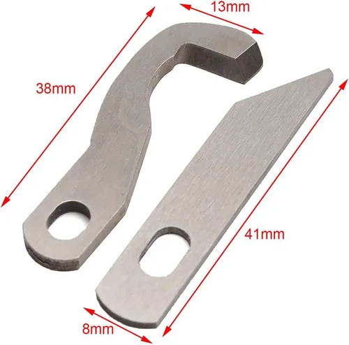 Miniatura 4 de LNK Cuchillo Overlock para Brother 929D 1034D 1134D Cuchillo superior e inferior Hoja de Serger XB0563001 X77683001