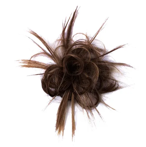 Miniatura 3 de Hairuwear Hairuwear - Clip de clip de aspecto natural texturizado con punta - R10 castaño