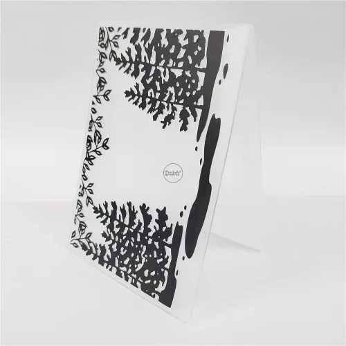 Miniatura 4 de DzIxY Fondo de árboles Carpetas en relieve de plástico para tarjetas que hacen suministros DIY papel 3D plantillas de álbum de recortes álbum
