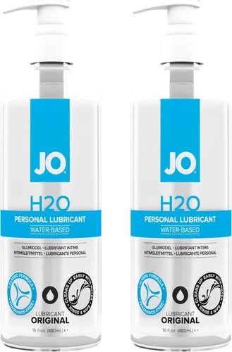 Paquete de 2 lubricantes a base de agua System JO H2O, 16 onzas
