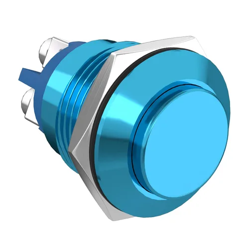 Miniatura 9 de STARELO 16 mm 5/8" Interruptor de botón momentáneo redondo alto 250 V de CA 5 A 12 V 36 V de CC 2 A 1NO SPST impermeable con carcasa de aluminio