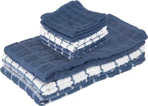 Miniatura 26 de Ritz Juego de paños de cocina a cuadros: altamente absorbente y súper suave - 100% algodón, paños de limpieza de cocina duraderos para limpiar mesas